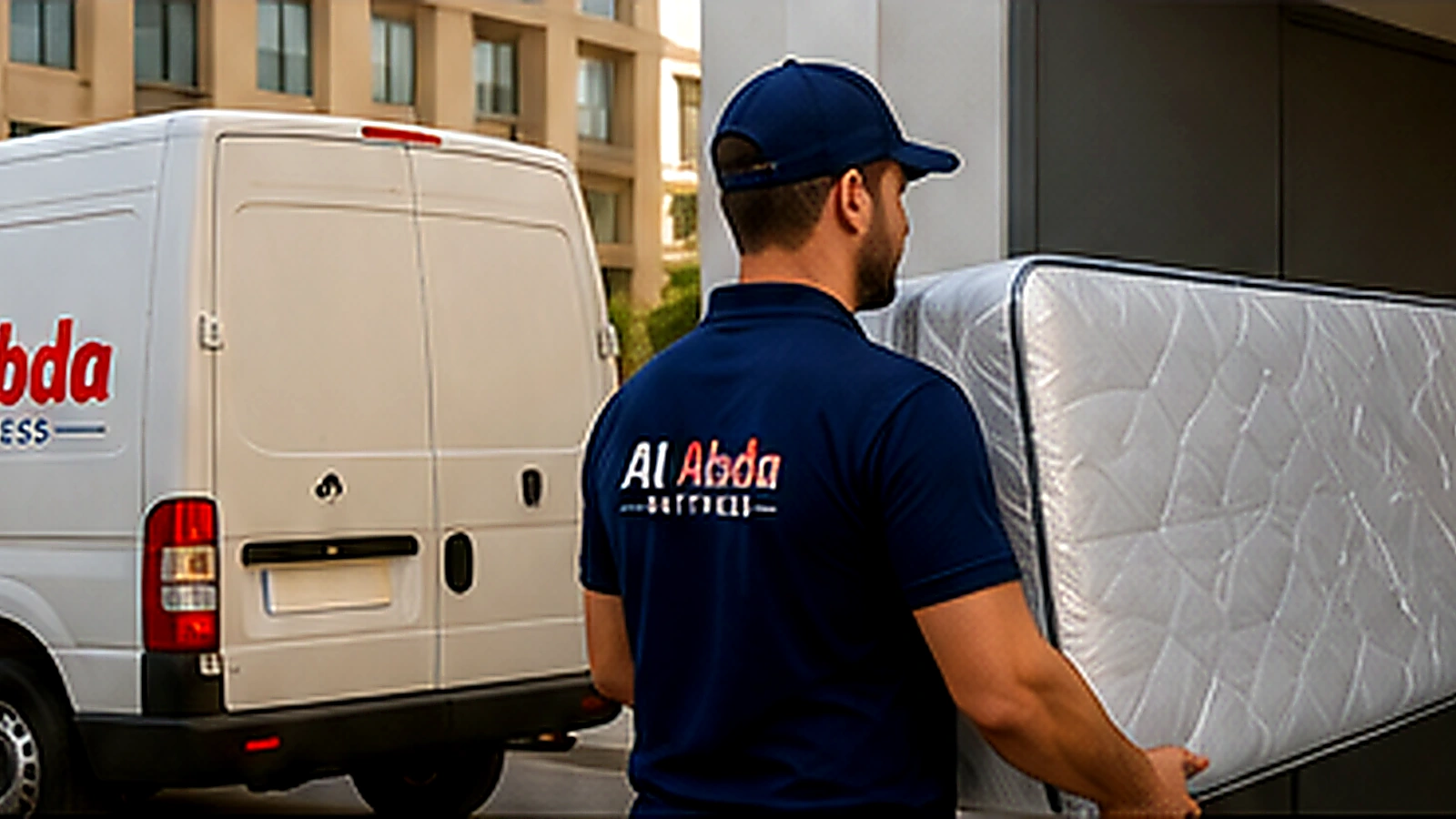 Al Abda mattress delivery team providing 120-minute delivery across main Dubai areas